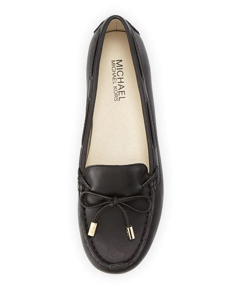 loafer vs moccasin michael kors black gold|Michael Kors leather flats.